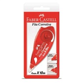 Corretivo em Fita 4mm x 10m 1 UN Faber Castel