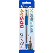 Caneta Esferográfica BPS Grip Azul 1.0mm 1 UN Pilot