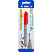 Pincel Marcador Retroprojetor 2,0mm Vermelho 1 UN Pilot