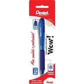 Caneta Esferográfica Retrátil Wow Azul 1.0mm 1 UN Pentel