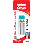 Grafite 2B 0,7mm Hi-Polymer 24 Grafites 2 UN Pentel