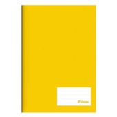 Caderno Brochurão Class Capa Dura Universitário 200x275mm 96 FL Amarelo 1 UN Foroni