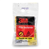 Fita Isolante Antichama 18mm x 5m Preto 1 UN 3M