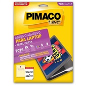 Adesivo para Notebook Carta 197,8x249,6mm 7076 3 Folhas 3 Etiquetas Pi