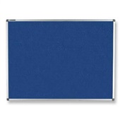 Quadro de Aviso Feltro e Alumínio Azul 90x120cm 1 UN Board Net