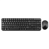 Kit Teclado e Mouse Sem fio USB Preto TC183 1 UN Multilaser