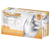 Luva de Látex para Procedimento com Pó G CX 100 UN Talge