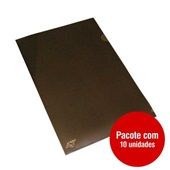 Pasta em L A4 220x310mm Fumê 10 UN ACP