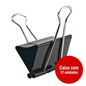 Prendedor de Papel ACC 41mm Preto CX C/12 UN