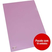 Pasta em L A4 220x310mm Rosa 10 UN ACP