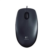 Mouse Óptico com Fio Preto M100 1 UN Logitech