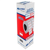 Refil Etiquetadora de Preços 21x12mm Branco CX 10 UN Metiq