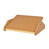 Apoio para os Pés Ergonômico MDF  Natural 26x39x11cm 1 UN Souza