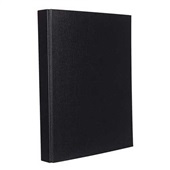 Fichário 4 Argolas A4 265x320x40mm Preto 2100 1 UN  Chies Hemon