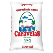 Açúcar Refinado 5kg 1 UN Caravelas