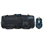 Teclado e Mouse Gamer LED USB Azul TC195 1 UN Multilaser