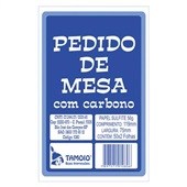 Bloco Pedido Mesa Com Carbono 50x2 Folhas São Domingos