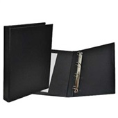 Fichário 4 Argolas Ofício 270x345x40mm Preto Sem PVC 3540-PTO 1 UN ACP