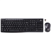 Kit Teclado e Mouse Wireless USB Preto MK270 1 UN Logitech