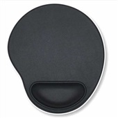 Mouse Pad Ergonômico com Apoio em Espuma Preto 1123 1 UN Work Class