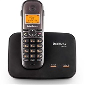 Telefone sem Fio para 2 Linhas Identificador de Chamadas Viva Voz DECT 6.0 TS 5150 Intelbras