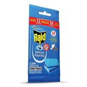 Inseticida em Pastilha Refil Elétrico 12h com 12 UN Raid