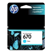 Cartucho 670 3,5ml Ciano Original CZ114AB 1 UN HP