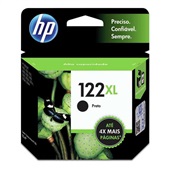 Cartucho 122XL 8,8ml Preto Original CH563HB 1 UN HP3HB