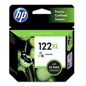 Cartucho HP 122XL 7,5ml Tricolor Original CH564HB