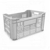 Caixa Organizadora de Alimentos Vazada 42L Branco 53,4x35,5x29cm 1 UN