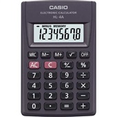 Calculadora de Bolso 8 Dígitos Preto HL-4A 1 UN Casio