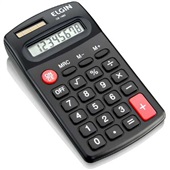 Calculadora de Bolso 8 Dígitos 4 Preto CB1485 1 UN Elgin