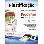 Plástico para Plastificação 0,05 RG 80x110mm PT 100 UN Mares