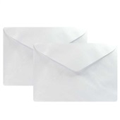 Envelope Comercial Ofício sem RPC Linho Branco 80g 114x229mm PT 50 UN