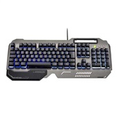 Teclado Ragnar Gamer Superficie em Metal LED Preto TC222 1 UN Warrior