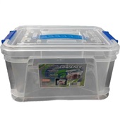 Caixa Organizadora Container 7L Cristal 31,5x20,5x18cm 1 UN São Bernardo