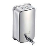 Dispenser Saboneteira para Sabonete Líquido ou Álcool em Gel 1L Inox 1 UN Biovis