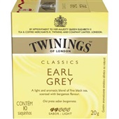 Chá Earl Grey Classics Sachês de 2g CX 10 UN Twinings