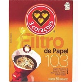 Filtro de Papel Nº103 CX 30 UN 3 Corações