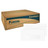 Envelope Comercial Ofício com Visor Branco 75g 114x229mm CX 1000 UN Foroni