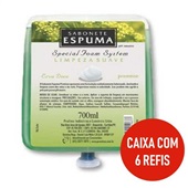 Sabonete Espuma Limpeza Suave Erva Doce 700ml CX 6 UN Premisse