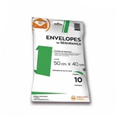 Envelope Plástico de Segurança 50x40cm PT 10 UN Embalagem Fácil