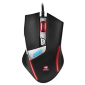 Mouse Gamer Griffin USB LED 4000dpi Preto e Cinza MG-500BK 1 UN C3Tech