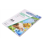 Papel Fotográfico Glossy Adesivo A4 130g PT 50 UN Menno