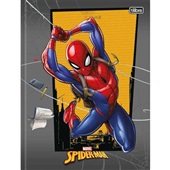 Caderno Brochura Capa Dura 1/4 80 FL Spider Man A 1 UN Tilibra