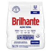 Sabão em Pó sem Perfume Ação Total 4kg 1 UN Brilhante