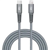 Cabo Lightining e Tipo C 2m Cinza 1UN I2GO