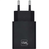 Carregador de Tomada 2 Entradas USB 3.4Amp Preto 1 UN i2GO