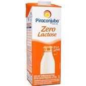 Leite UHT Semidesnatado Zero Lactose 1L 1 UN Piracanjuba