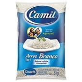 Arroz Branco Tipo 1 Camil PT 5kg